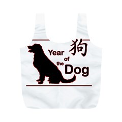 Year Of The Dog - Chinese New Year Full Print Recycle Bags (m)  by Valentinaart