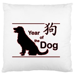 Year Of The Dog - Chinese New Year Standard Flano Cushion Case (two Sides) by Valentinaart