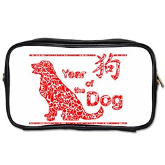 Year Of The Dog - Chinese New Year Toiletries Bags by Valentinaart