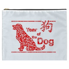 Year Of The Dog - Chinese New Year Cosmetic Bag (xxxl)  by Valentinaart