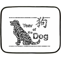 Year Of The Dog - Chinese New Year Double Sided Fleece Blanket (mini)  by Valentinaart