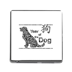 Year Of The Dog - Chinese New Year Memory Card Reader (square) by Valentinaart