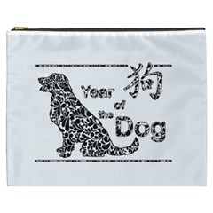 Year Of The Dog - Chinese New Year Cosmetic Bag (xxxl)  by Valentinaart