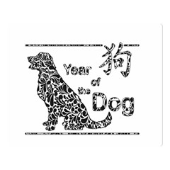 Year Of The Dog - Chinese New Year Double Sided Flano Blanket (large)  by Valentinaart