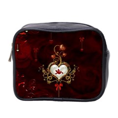 Wonderful Hearts With Dove Mini Toiletries Bag 2-side by FantasyWorld7