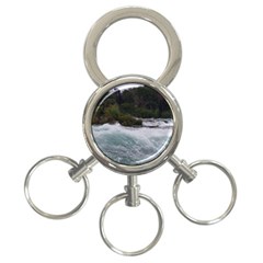 Sightseeing At Niagara Falls 3-ring Key Chains