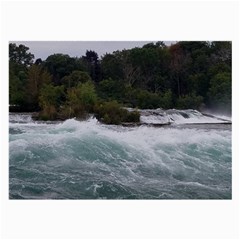 Sightseeing At Niagara Falls Large Glasses Cloth by canvasngiftshop