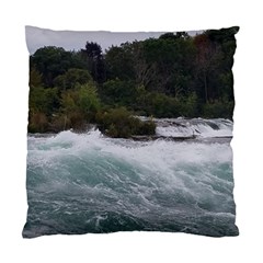 Sightseeing At Niagara Falls Standard Cushion Case (two Sides) by canvasngiftshop