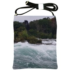 Sightseeing At Niagara Falls Shoulder Sling Bags by canvasngiftshop