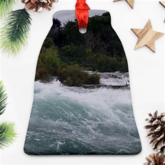 Sightseeing At Niagara Falls Bell Ornament (two Sides) by canvasngiftshop