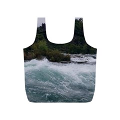 Sightseeing At Niagara Falls Full Print Recycle Bags (s)  by canvasngiftshop