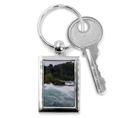 Sightseeing At Niagara Falls Key Chains (rectangle)  by canvasngiftshop