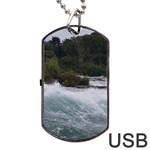 Sightseeing at Niagara Falls Dog Tag USB Flash (Two Sides) Front