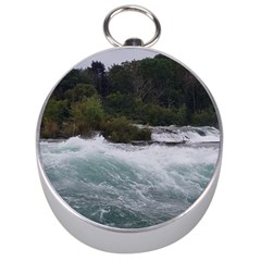 Sightseeing At Niagara Falls Silver Compasses by canvasngiftshop