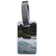 Sightseeing At Niagara Falls Luggage Tags (one Side)  by canvasngiftshop