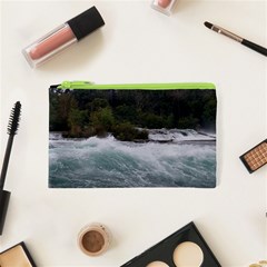 Sightseeing At Niagara Falls Cosmetic Bag (xs) by canvasngiftshop