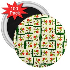 Plants And Flowers 3  Magnets (100 Pack) by linceazul