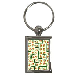 Plants And Flowers Key Chains (rectangle)  by linceazul