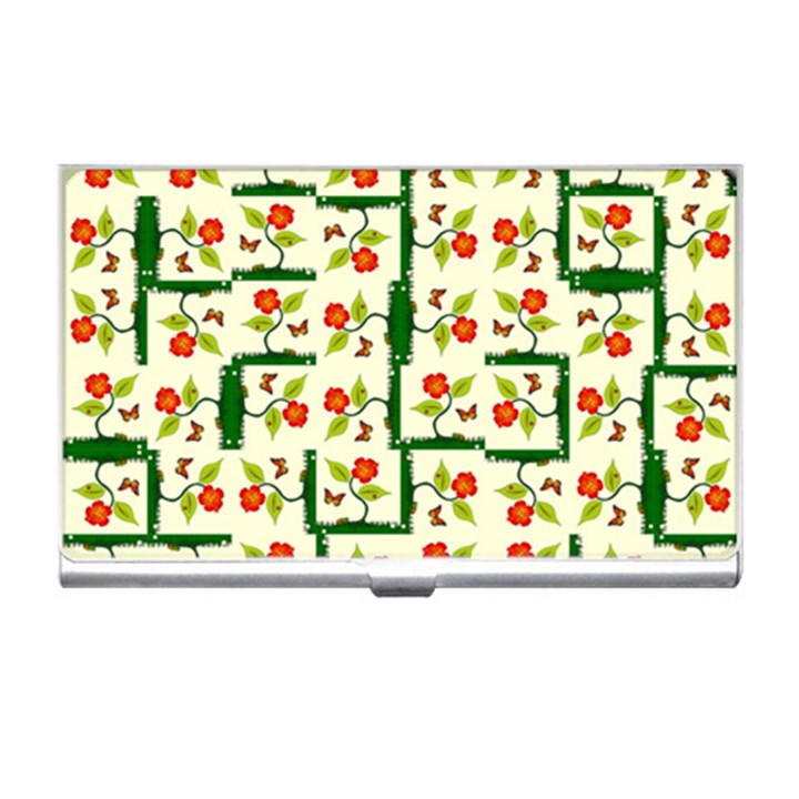 Plants And Flowers Business Card Holders