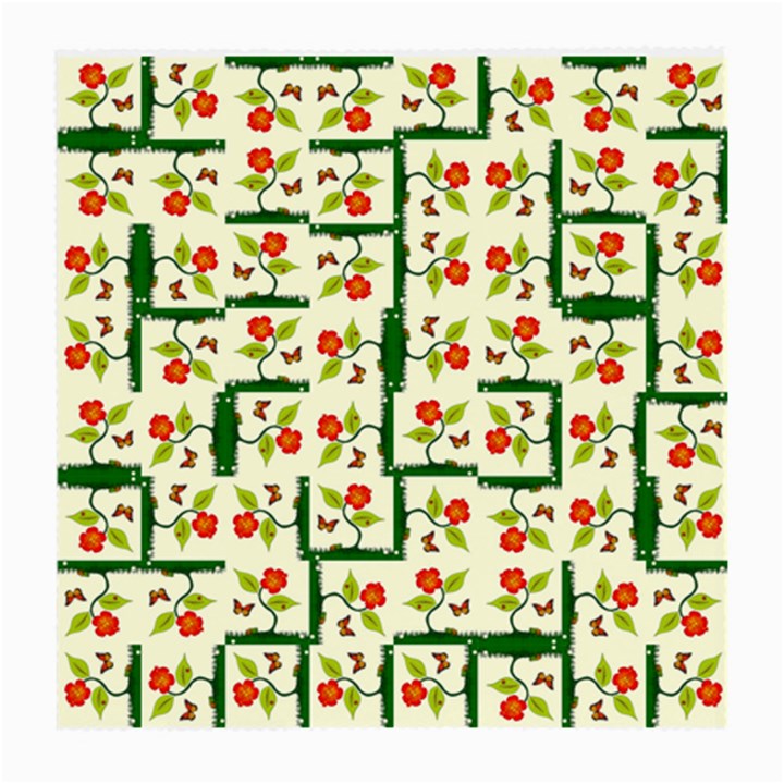 Plants And Flowers Medium Glasses Cloth