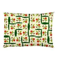 Plants And Flowers Pillow Case by linceazul