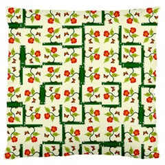 Plants And Flowers Standard Flano Cushion Case (one Side) by linceazul