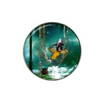 Funny Pirate Parrot With Hat Hat Clip Ball Marker Front