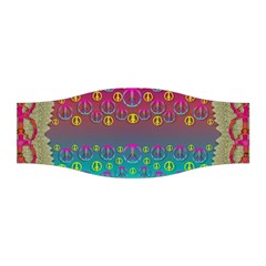 Years Of Peace Living In A Paradise Of Calm And Colors Stretchable Headband by pepitasart