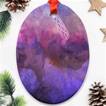 Ultra violet dream girl Ornament (Oval) Front