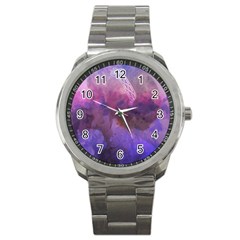 Ultra Violet Dream Girl Sport Metal Watch by NouveauDesign