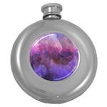 Ultra violet dream girl Round Hip Flask (5 oz) Front