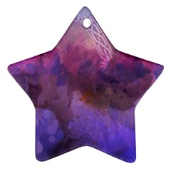 Ultra Violet Dream Girl Star Ornament (two Sides) by NouveauDesign