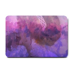 Ultra Violet Dream Girl Small Doormat  by NouveauDesign