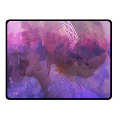 Ultra Violet Dream Girl Fleece Blanket (small) by NouveauDesign