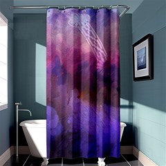 Ultra Violet Dream Girl Shower Curtain 36  X 72  (stall)  by NouveauDesign