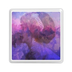 Ultra Violet Dream Girl Memory Card Reader (square)  by NouveauDesign