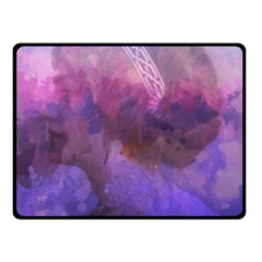 Ultra Violet Dream Girl Double Sided Fleece Blanket (small)  by NouveauDesign