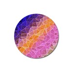 crystalized rainbow Magnet 3  (Round) Front