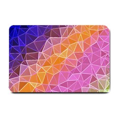 crystalized rainbow Small Doormat 