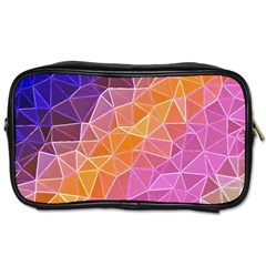 crystalized rainbow Toiletries Bags