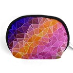 crystalized rainbow Accessory Pouches (Medium)  Front