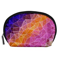 crystalized rainbow Accessory Pouches (Large) 