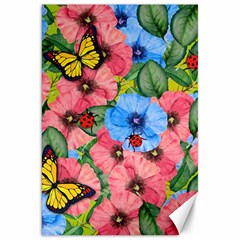 Floral Scene Canvas 20  X 30   by linceazul