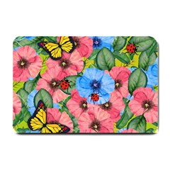 Floral Scene Small Doormat  by linceazul