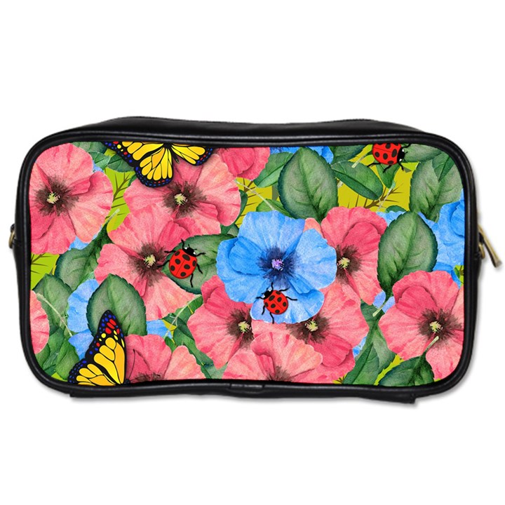 Floral scene Toiletries Bags