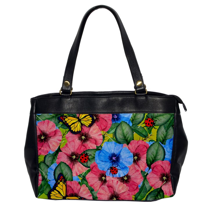 Floral scene Office Handbags