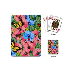 Floral Scene Playing Cards (mini)  by linceazul