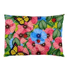 Floral Scene Pillow Case (two Sides) by linceazul