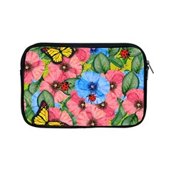 Floral Scene Apple Ipad Mini Zipper Cases by linceazul