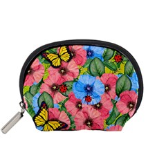 Floral Scene Accessory Pouches (small)  by linceazul